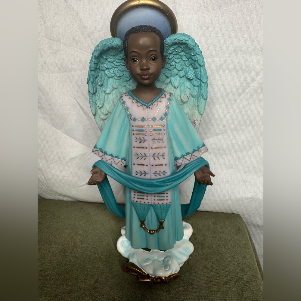African American Angel Figurine